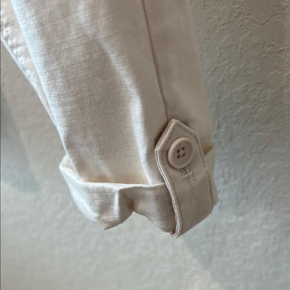 Talbots White Chinos Relaxed Fit Cotton Blend - Picture 4 of 11